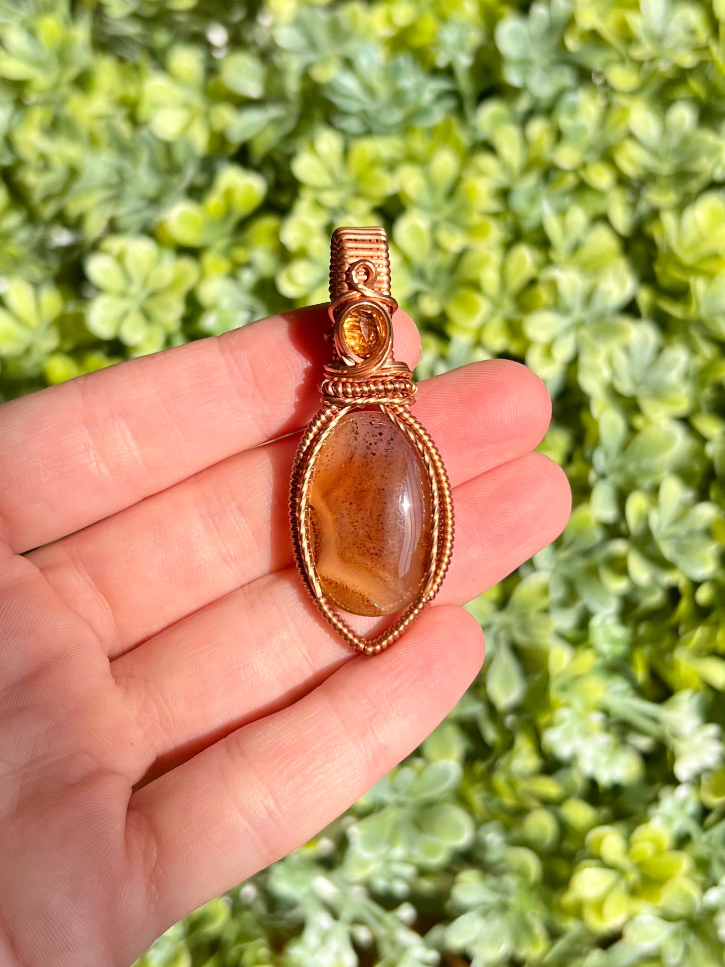 Montana Jasper & Carnelian Pendant