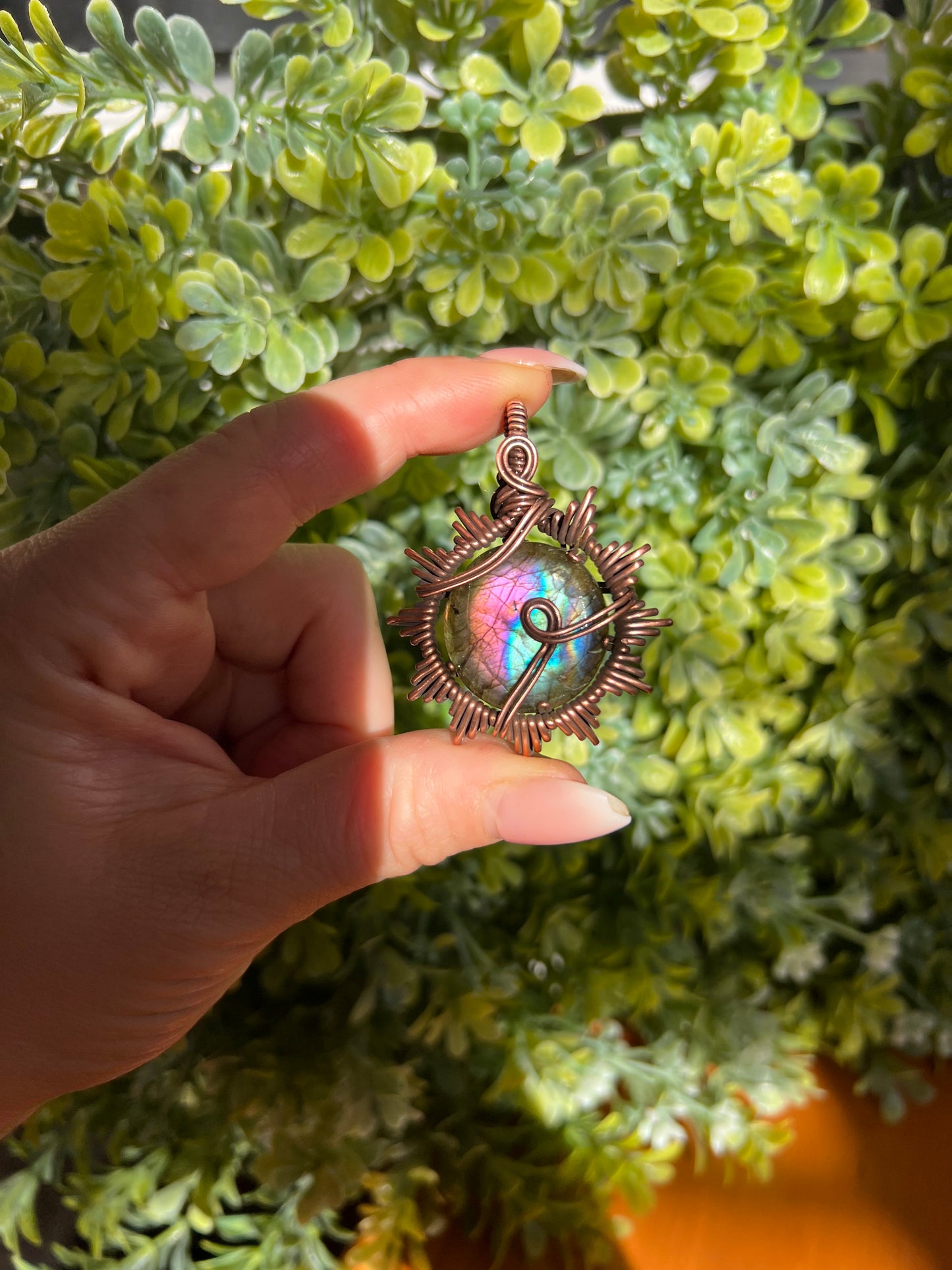 Labradorite Sunburst Pendant