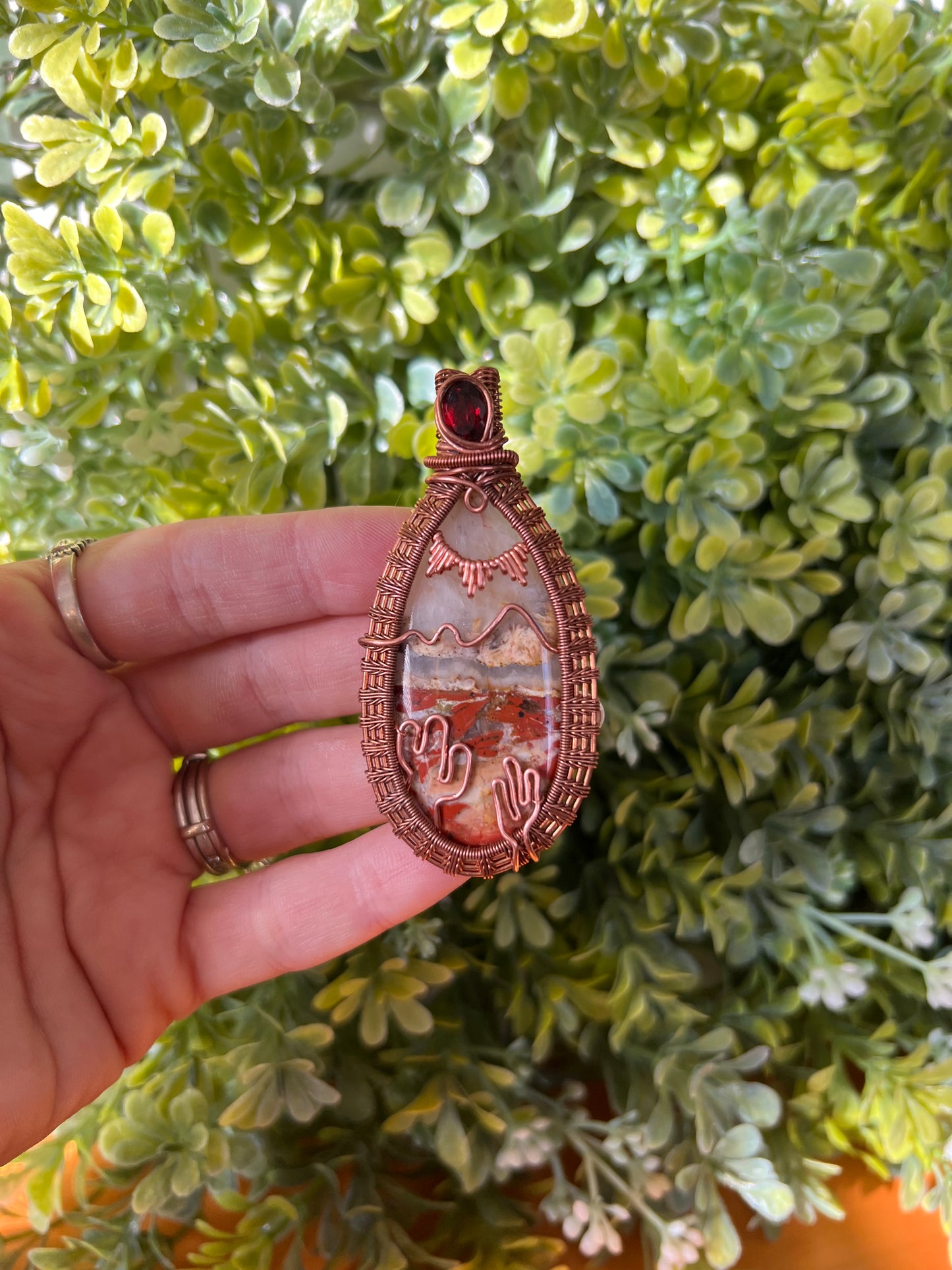 Desert Dream Brecciated Jasper & Garnet