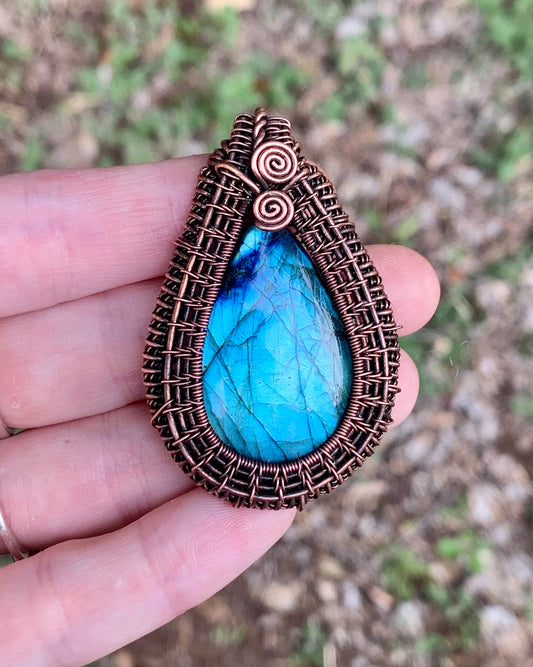 "SAM"  Labradorite Pendant