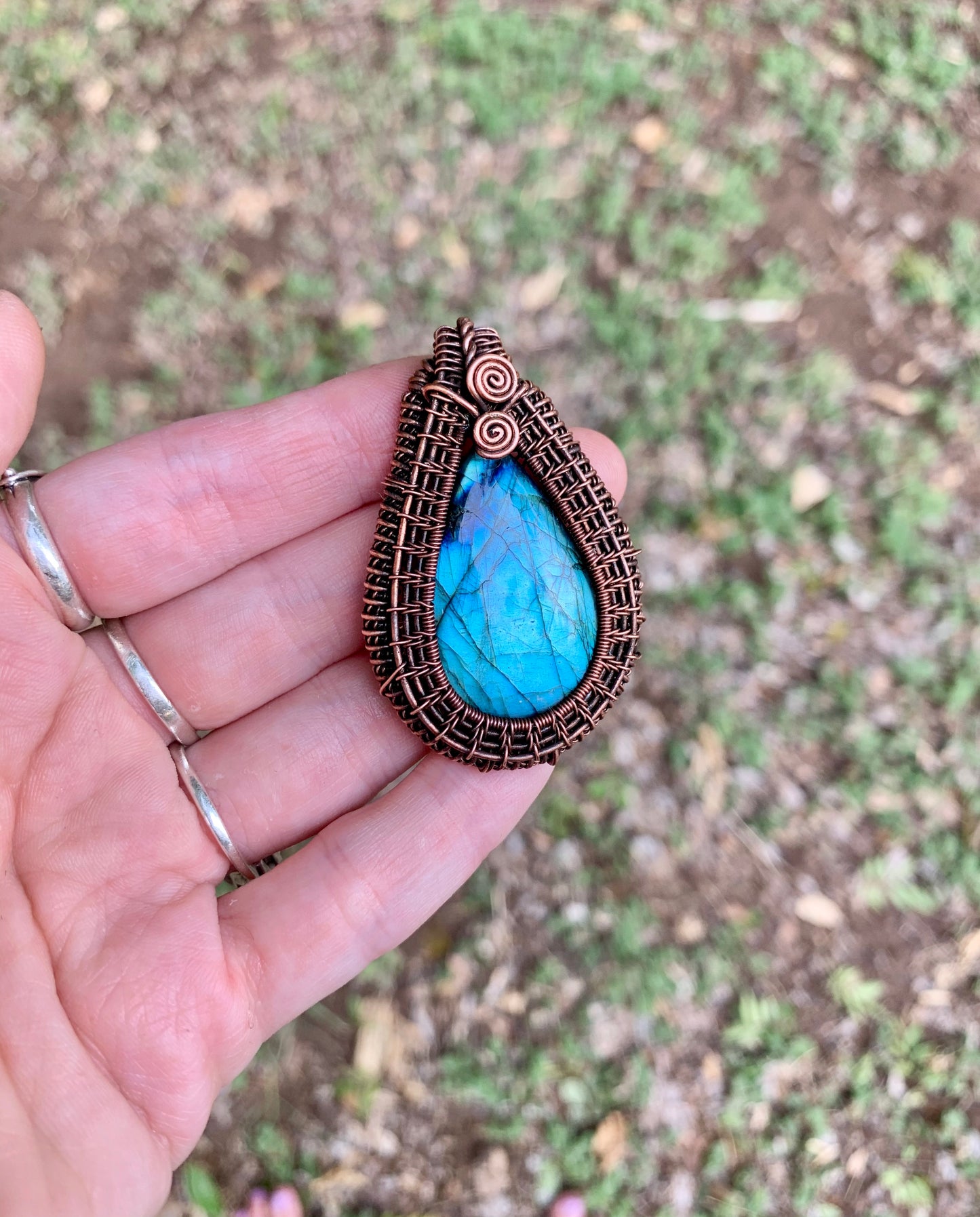 "SAM"  Labradorite Pendant