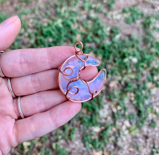 "KIERSTYN" Moon Opalite Pendant