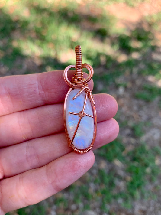 Sagittarius Moonstone Pendant