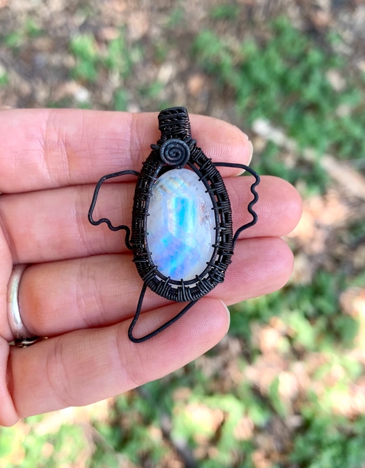 Ghost Moonstone Pendant