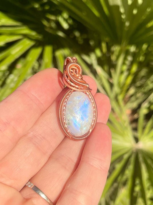 “Aura” Moonstone Pendant