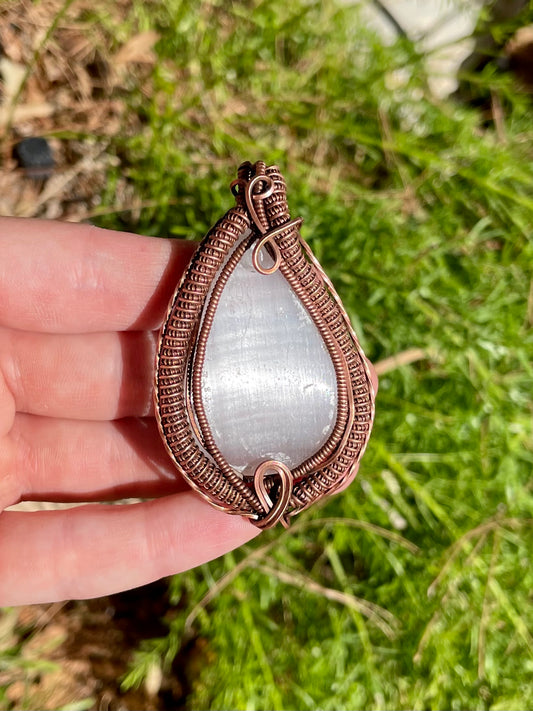 Selenite Pendant