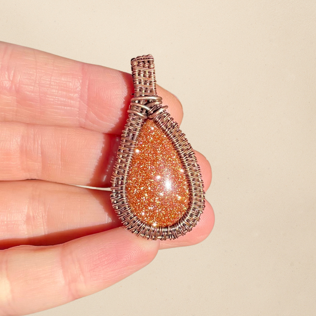 Red Goldstone Pendant