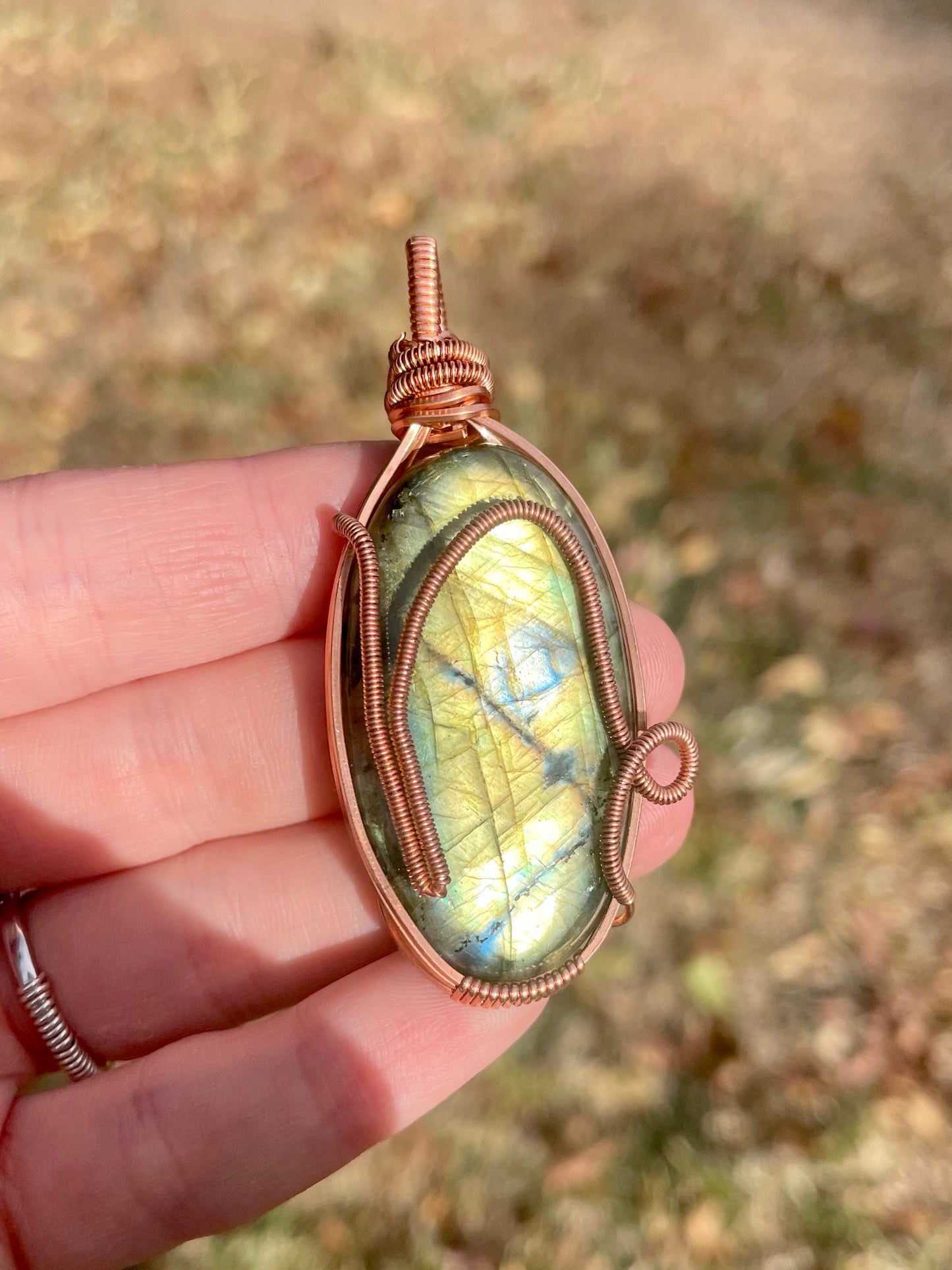 Capricorn Labradorite Pendant