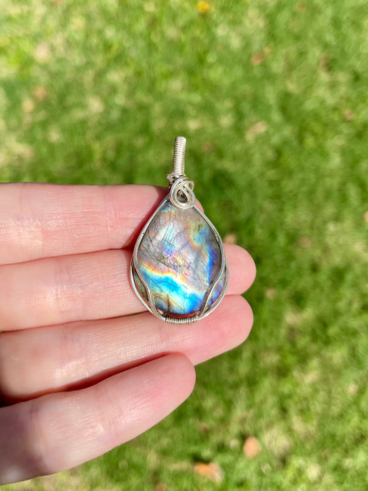 Labradorite + Sterling Silver filled