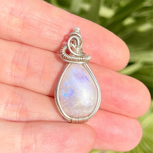 Moonstone Sunburst Pendant