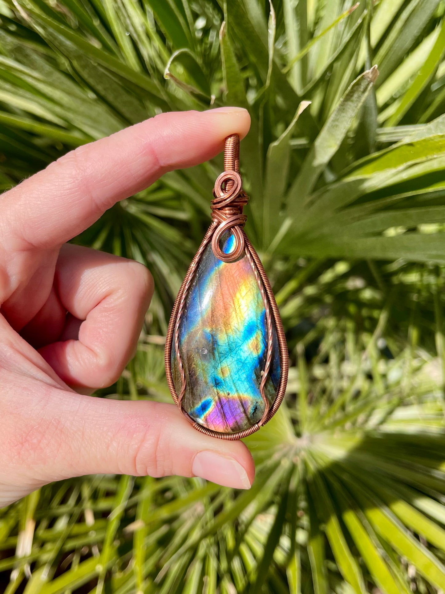 Rainbow Labradorite Pendant