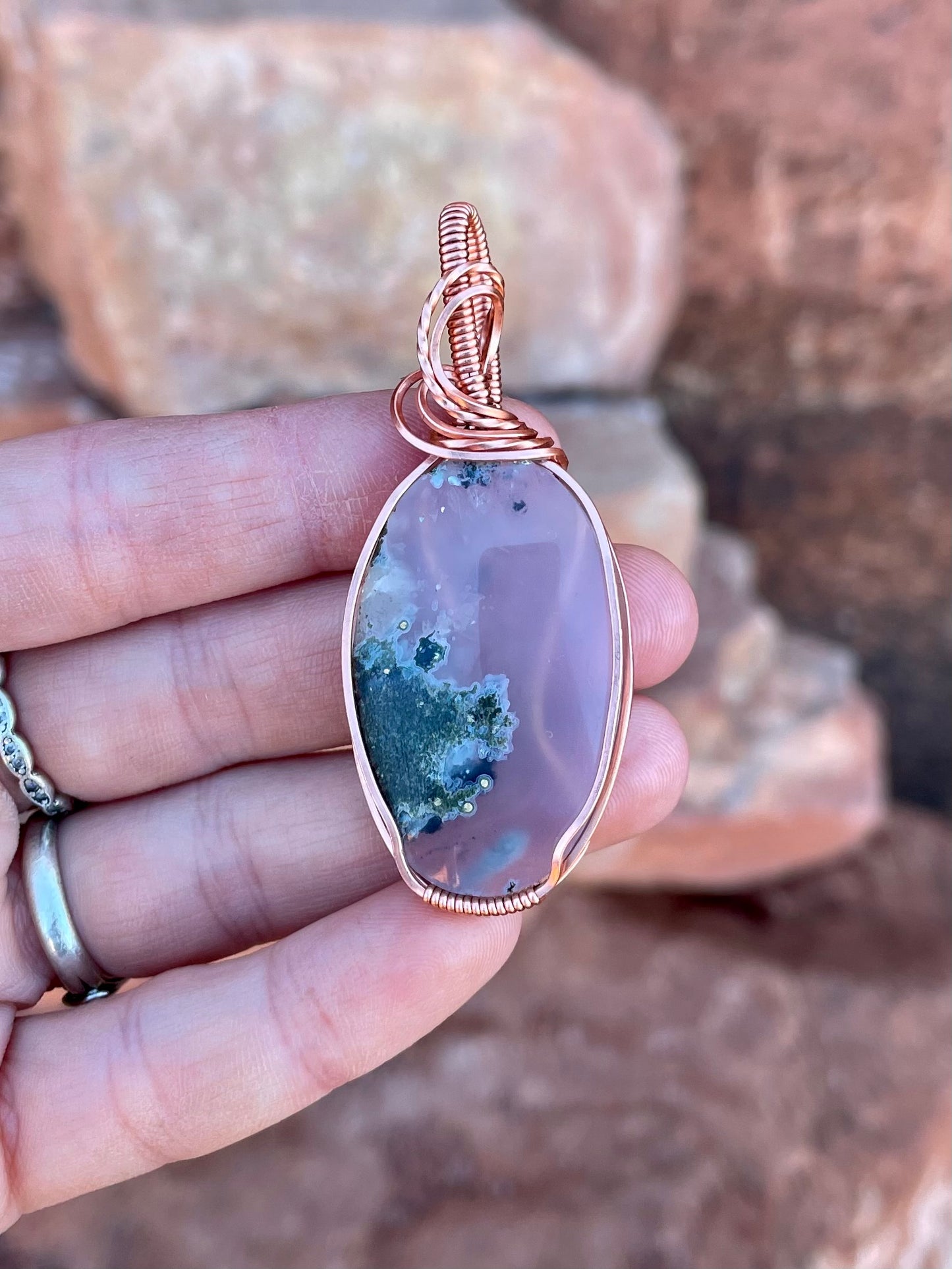 Moss Agate Pendant