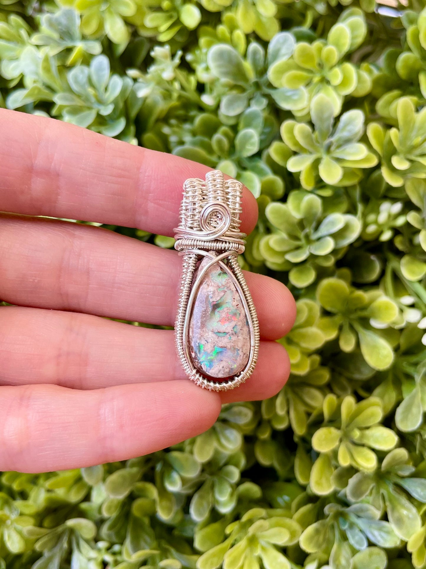 Sterling Silver Mexican Fire Opal