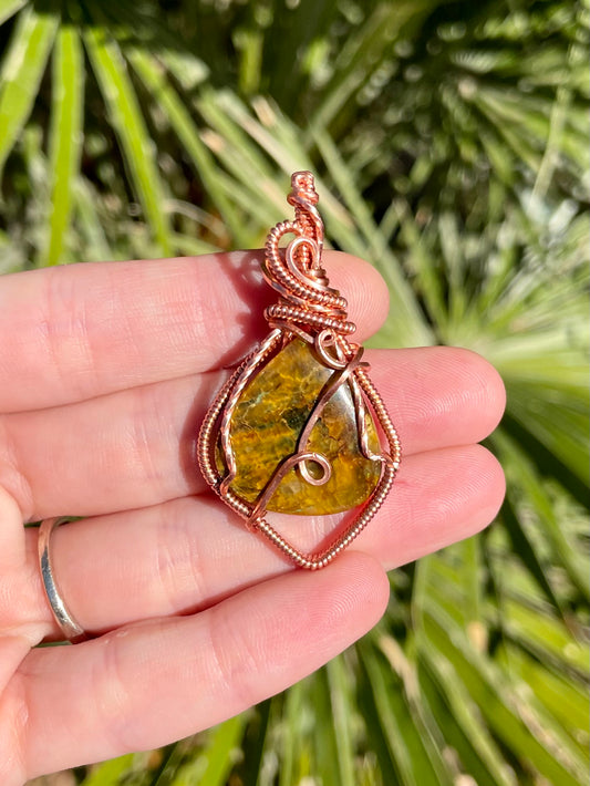 “Aphrodite” Tigers Eye Pendant