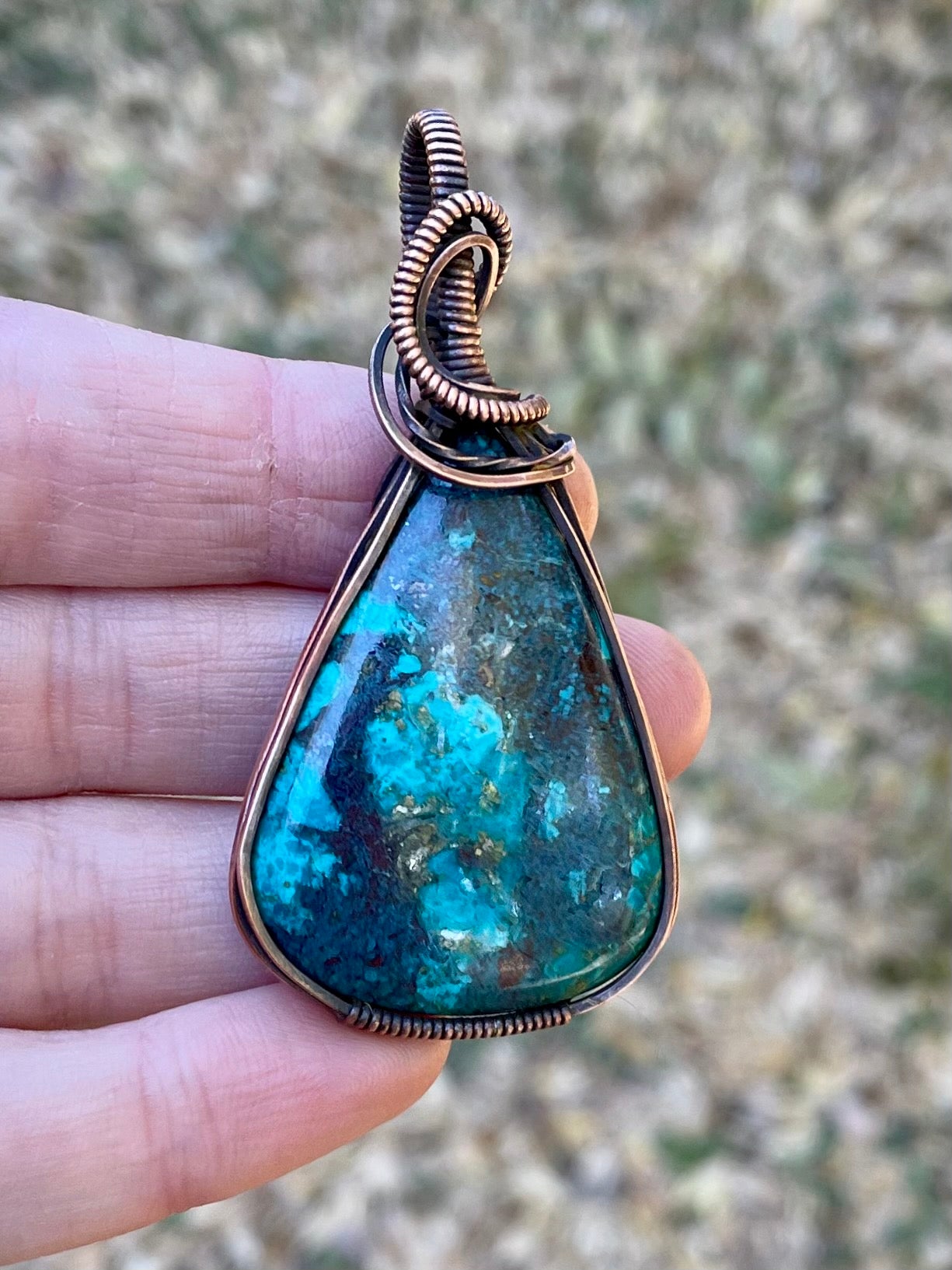 Chrysocolla Pendant