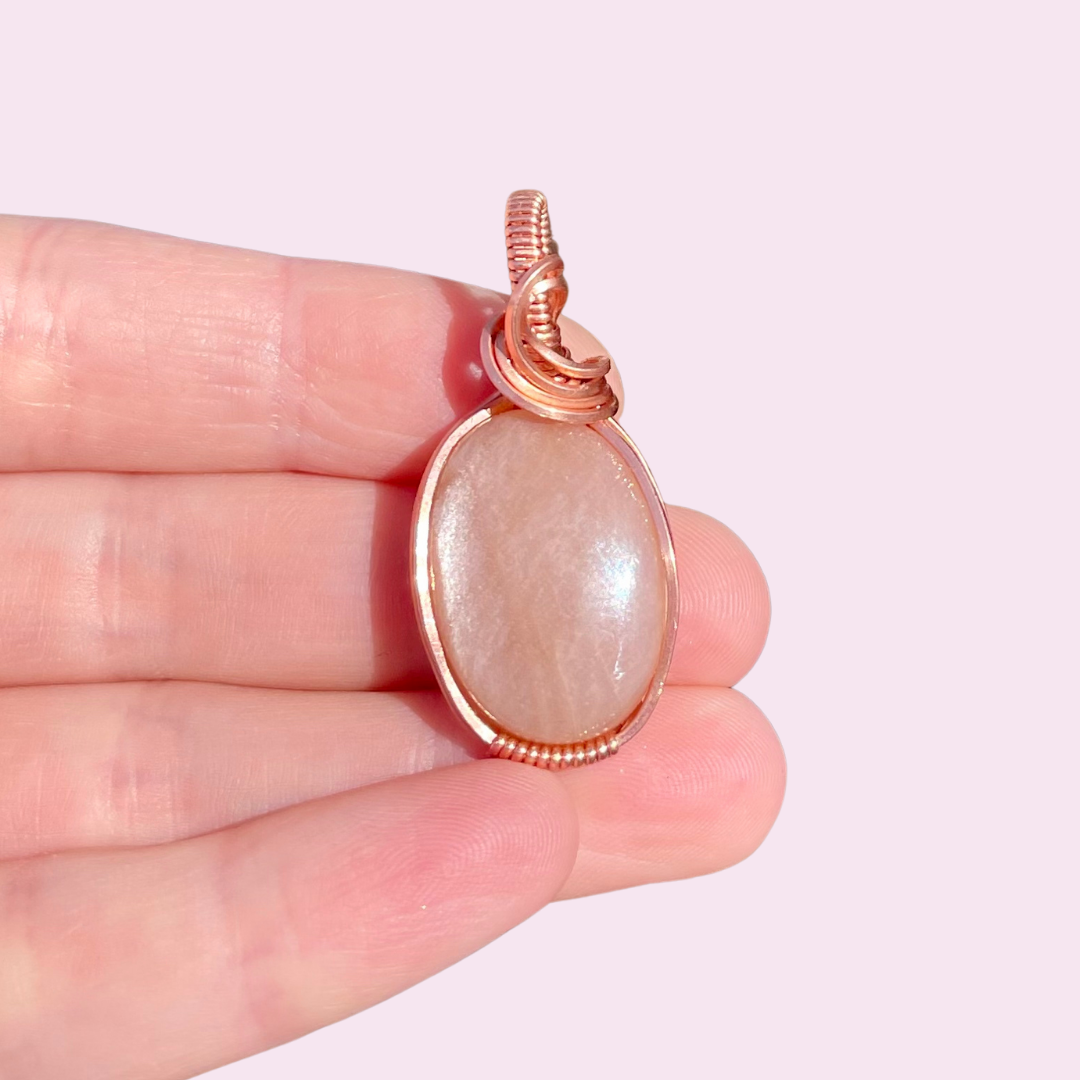 Peach Moonstone