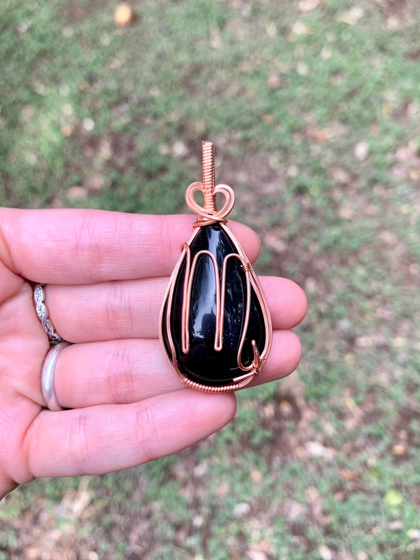 Scorpio Obsidian Pendant