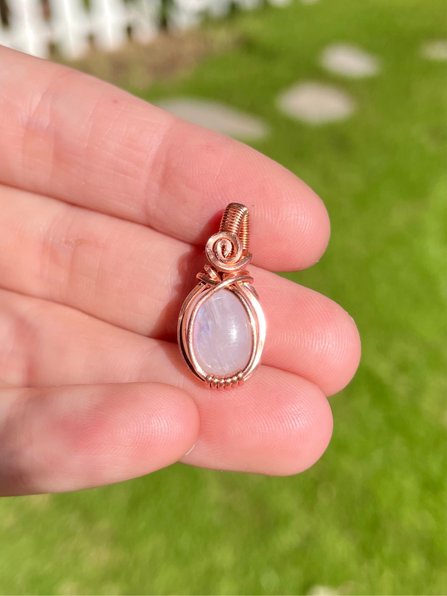 Mini Moonstone Pendant 2