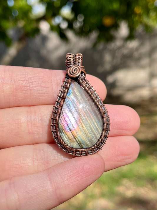 Rainbow Labradorite Pendant