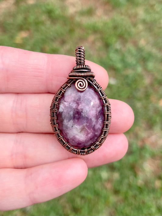 Purple Charoite Pendant