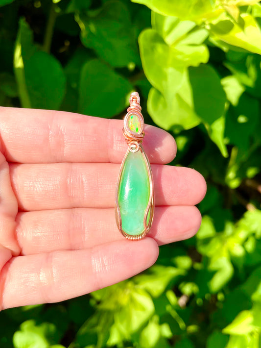 Chrysoprase Pendant