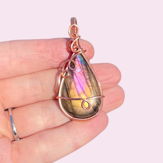 Rainbow Labradorite Pendant