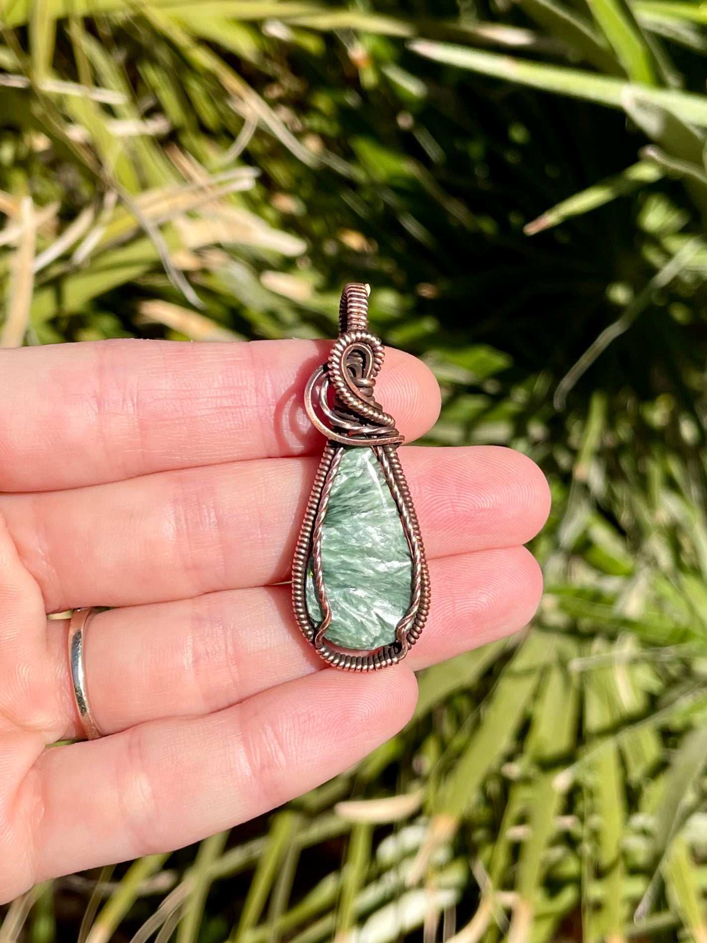 Seraphinite Pendant